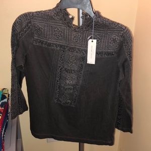 Lucky Brand Three-Quarter Length Tee